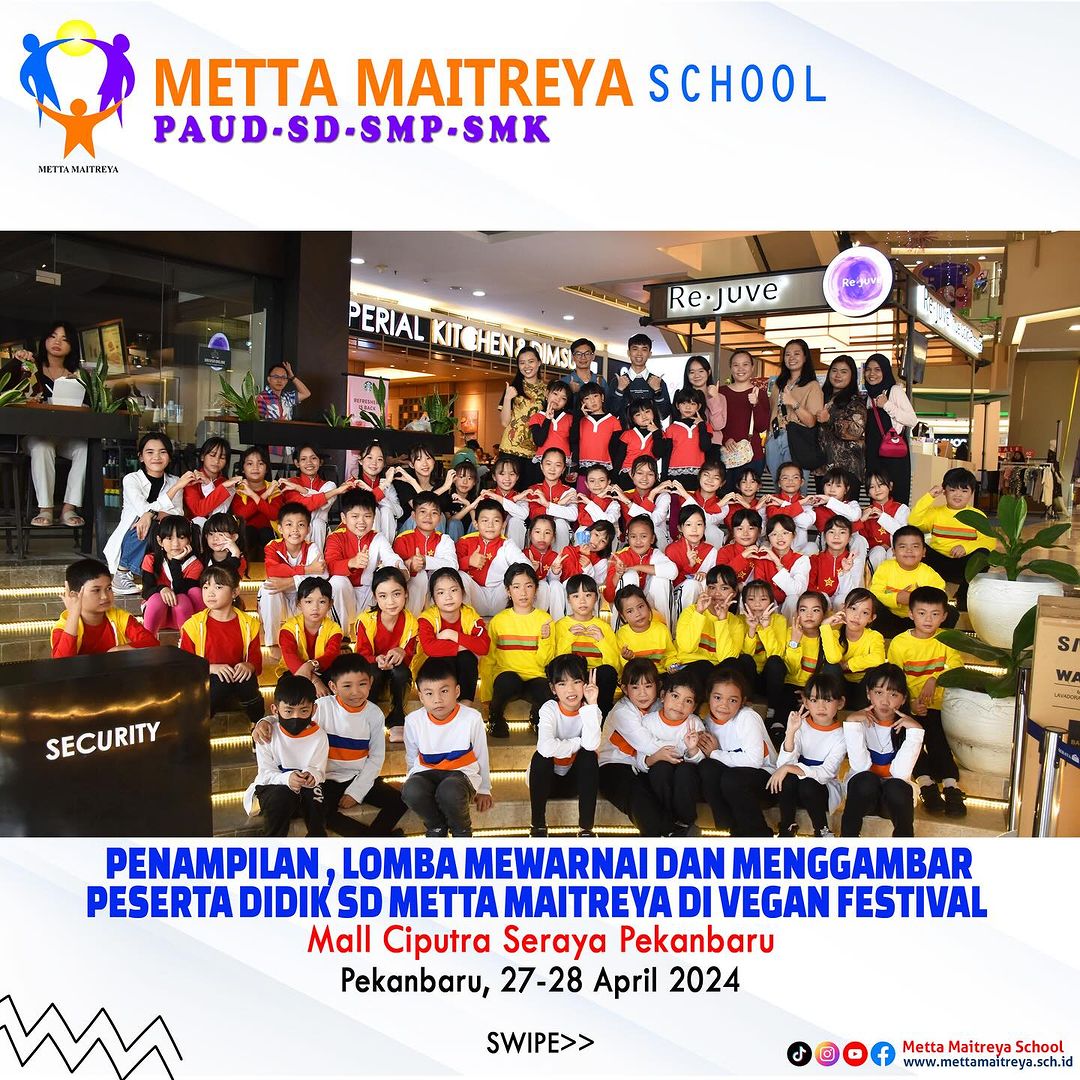 Penampilan, Lomba Mewarnai Peserta Didik SD Metta Maitreya di Vegan Festival 2024